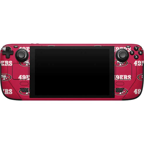 NFL San Francisco 49ers Blitz Series Steam Deck Handheld Gaming Computer Skin